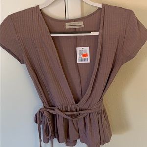 Urban Outfitters Deep V-Neck Top